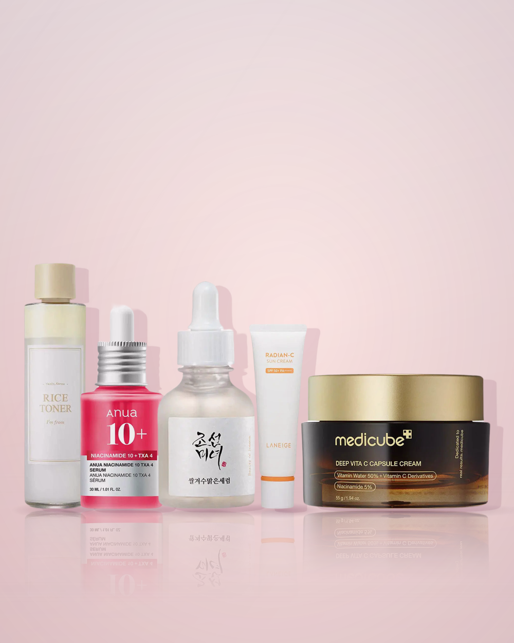 Sélection K-Beauty contre les taches et pour l'éclat : I'm From, Anua, Beauty of Joseon, Laneige, Medicube