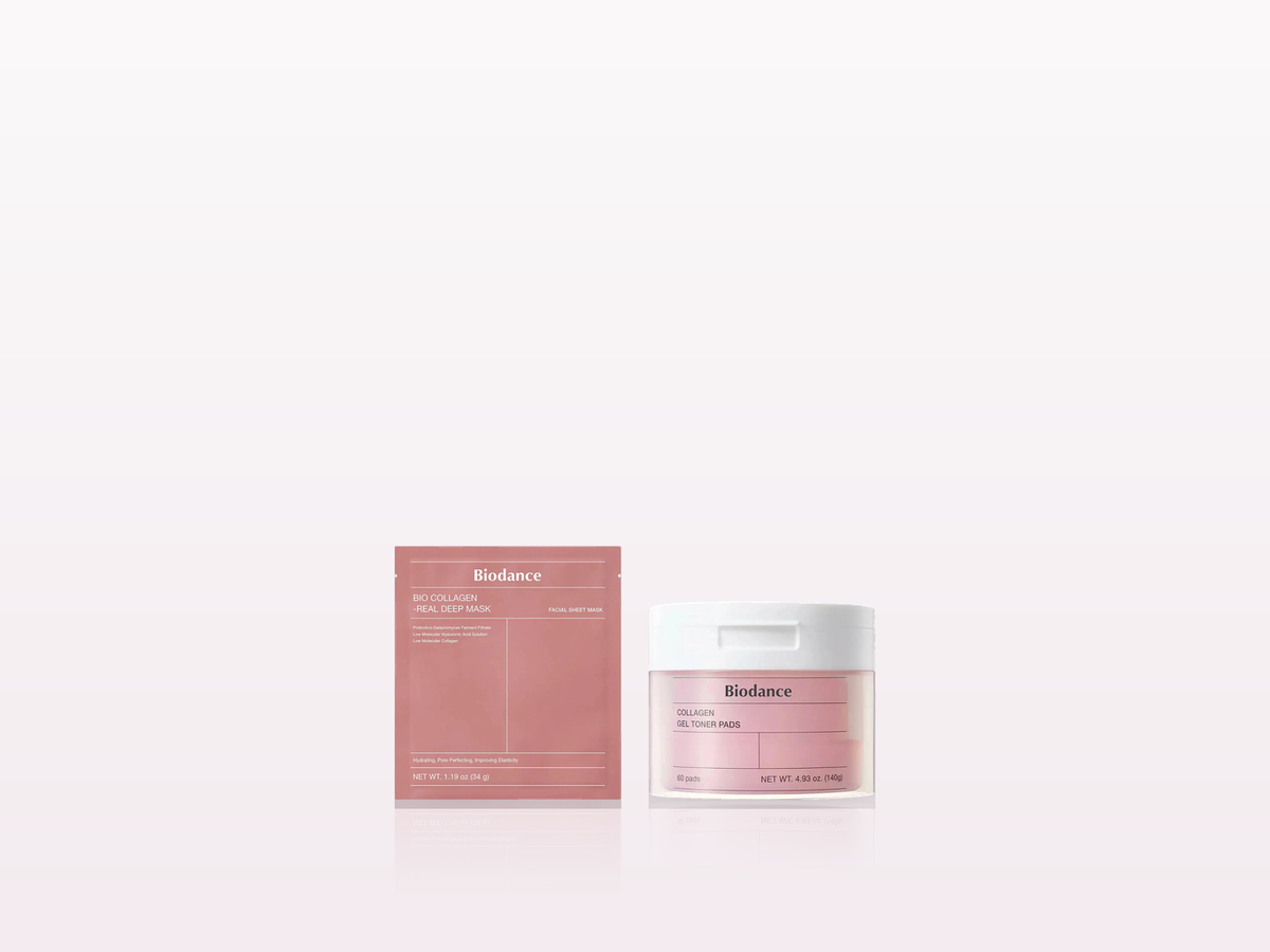 Sélection K-Beauty Biodance : Bio-Collagen Real Deep Mask, pads toner collagène
