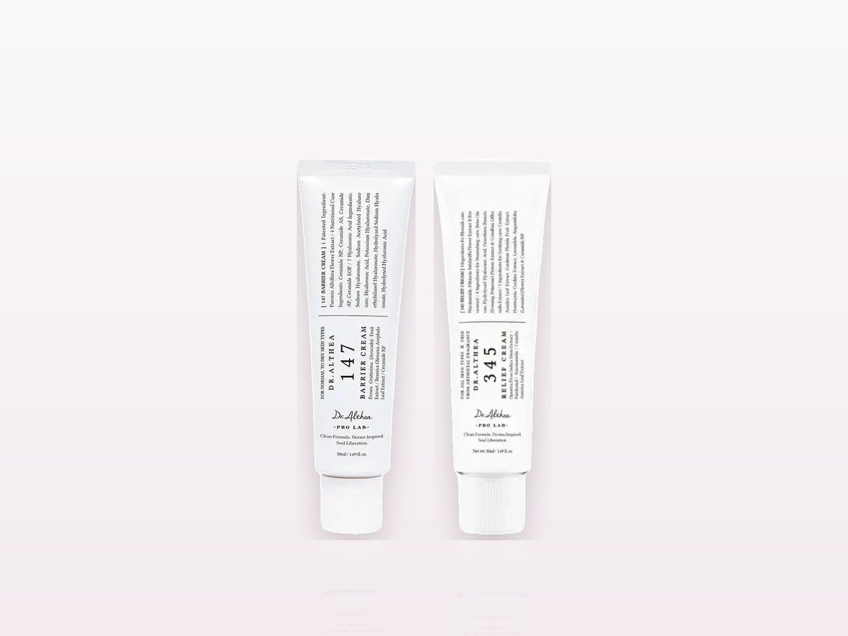 Sélection K-Beauty Dr.Althea : 147 Barrier Cream, 345 Relief Cream, crèmes barrière