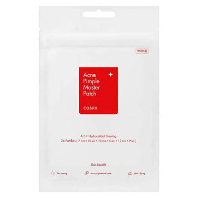 Patchs anti-boutons hydrocolloïdes CosRx Acne Pimple Master, 24 patchs