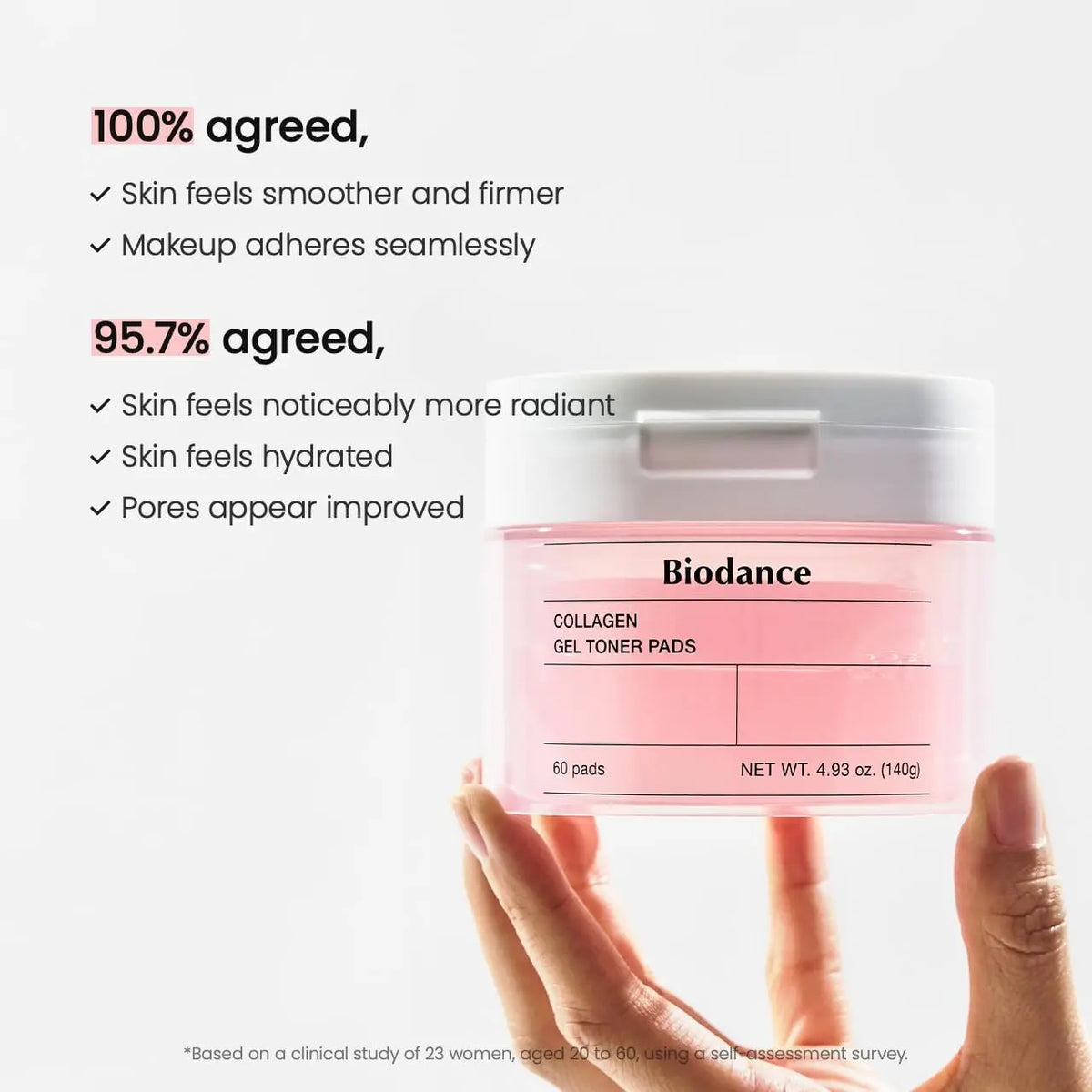 Collagen gel toner pads (pack de 60 pads) Biodance