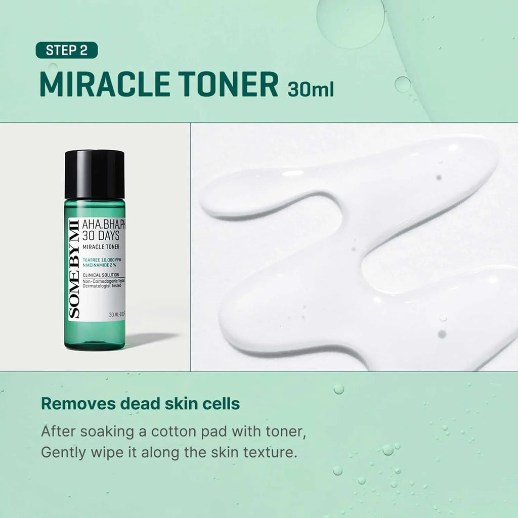 AHA BHA PHA 30 Days Miracle AC SOS Kit SOME BY MI