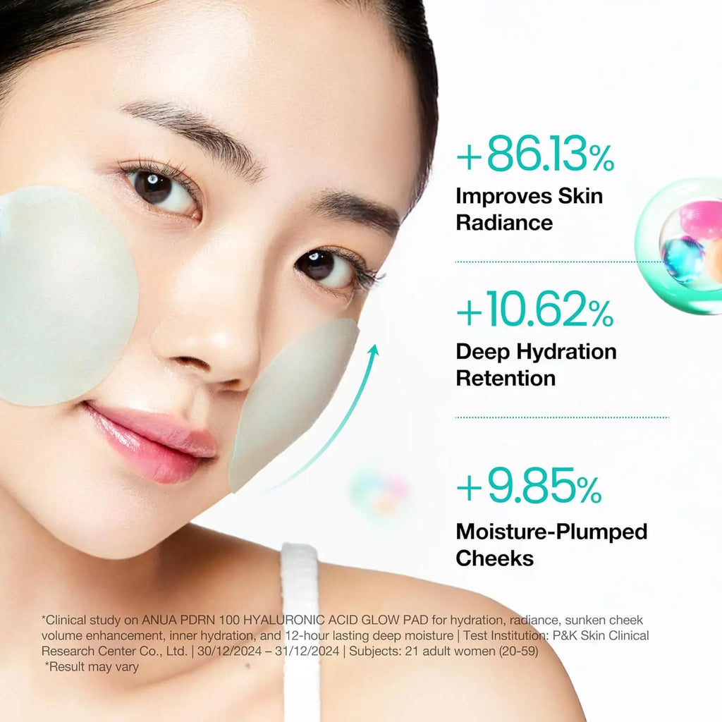 Glow pad PDRN + hyaluron (60 pads) Anua
