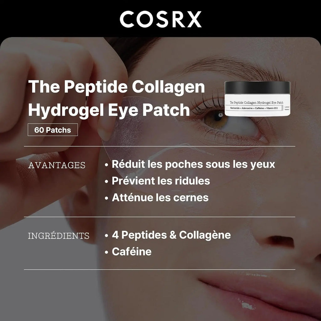 Peptide Collagen Hydrogel Eye Patch (pack de 60 patchs) CosRx