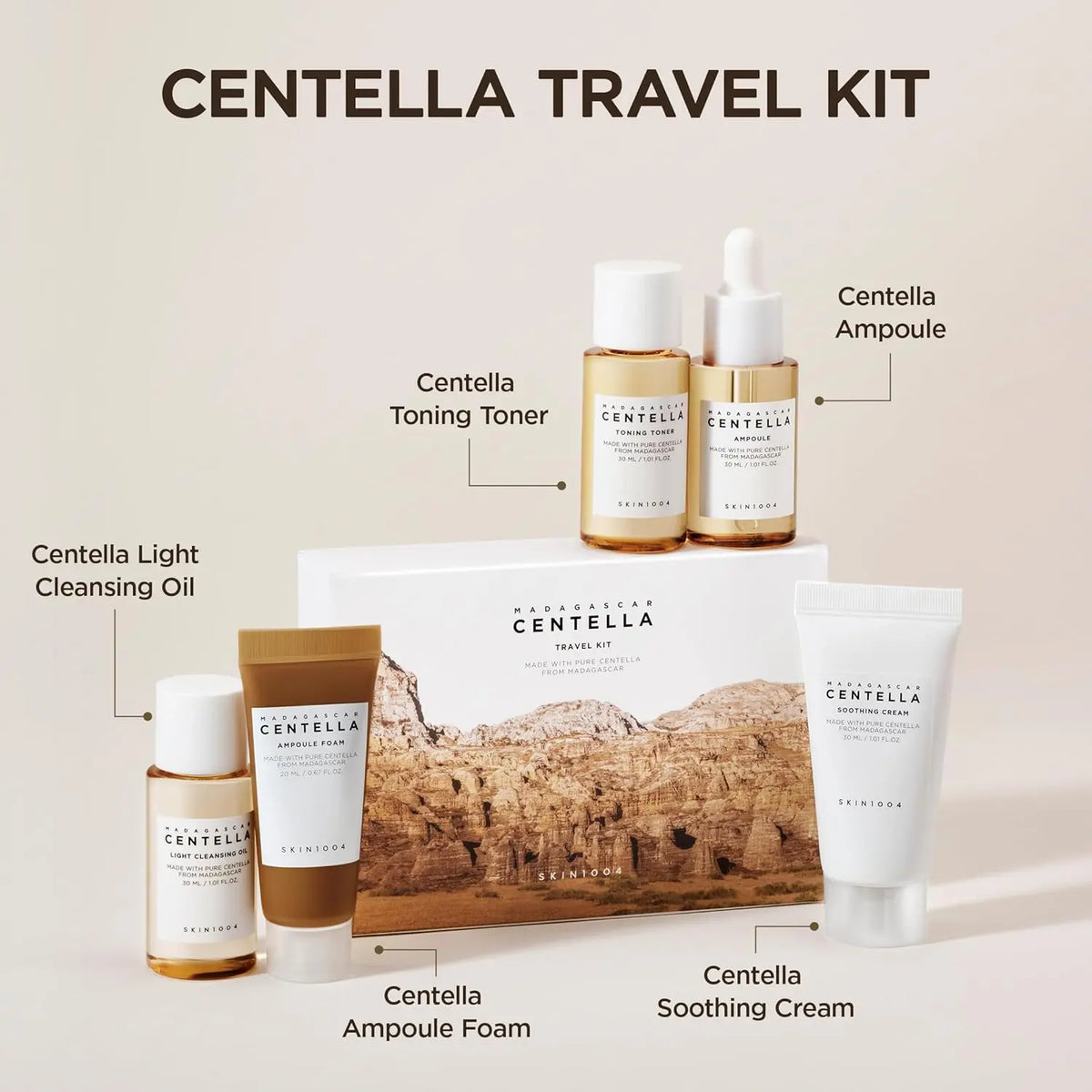 Madagascar Centella Travel Kit SKIN1004