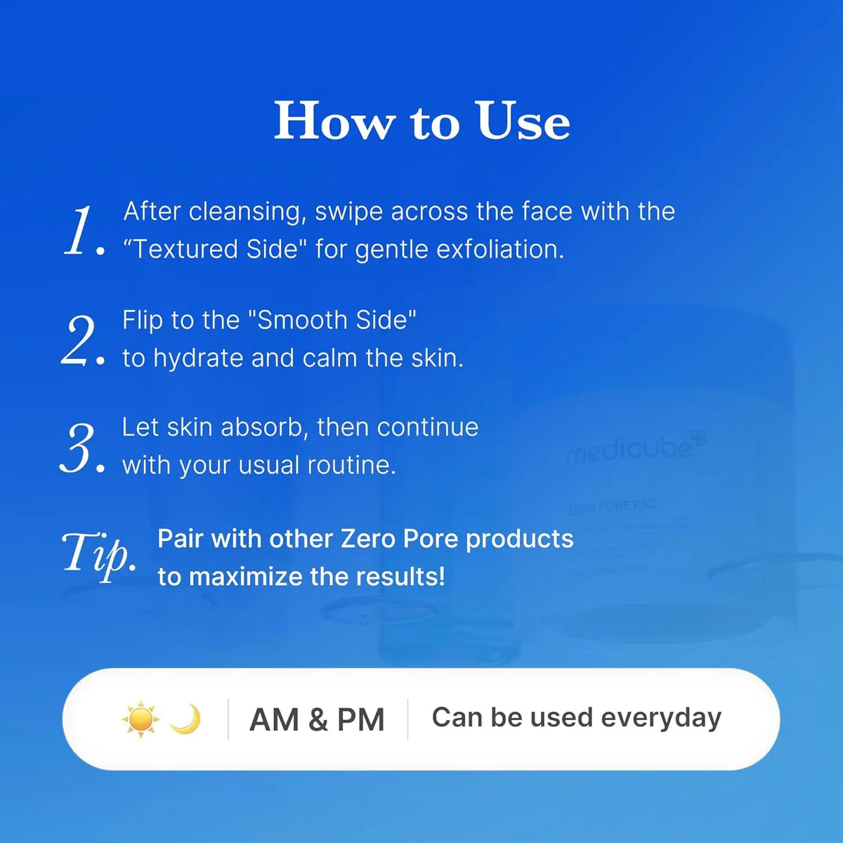Zero Pore Pads 2.0 (70 pads) Medicube