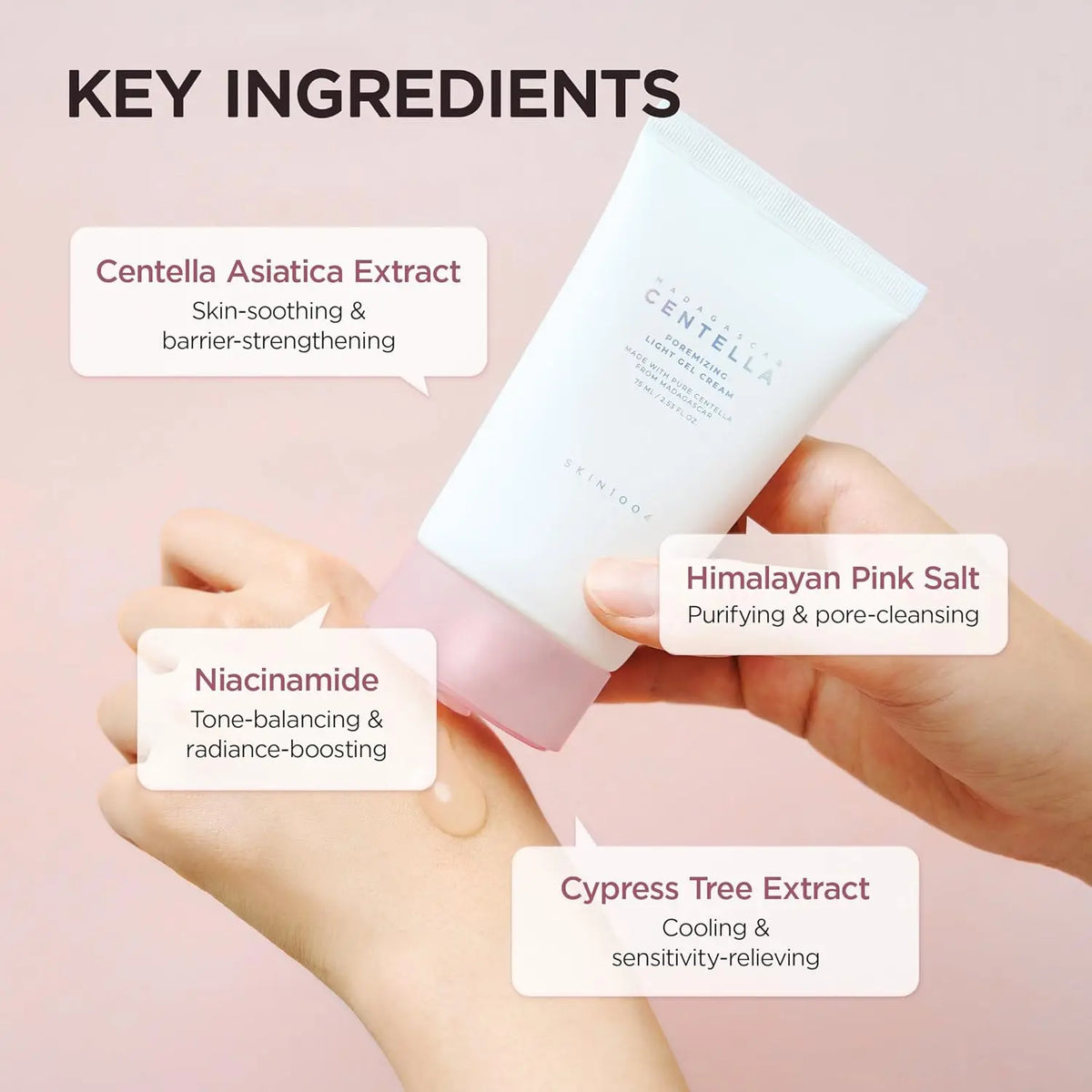 Madagascar Centella Poremizing Light Gel Cream 75ml SKIN1004