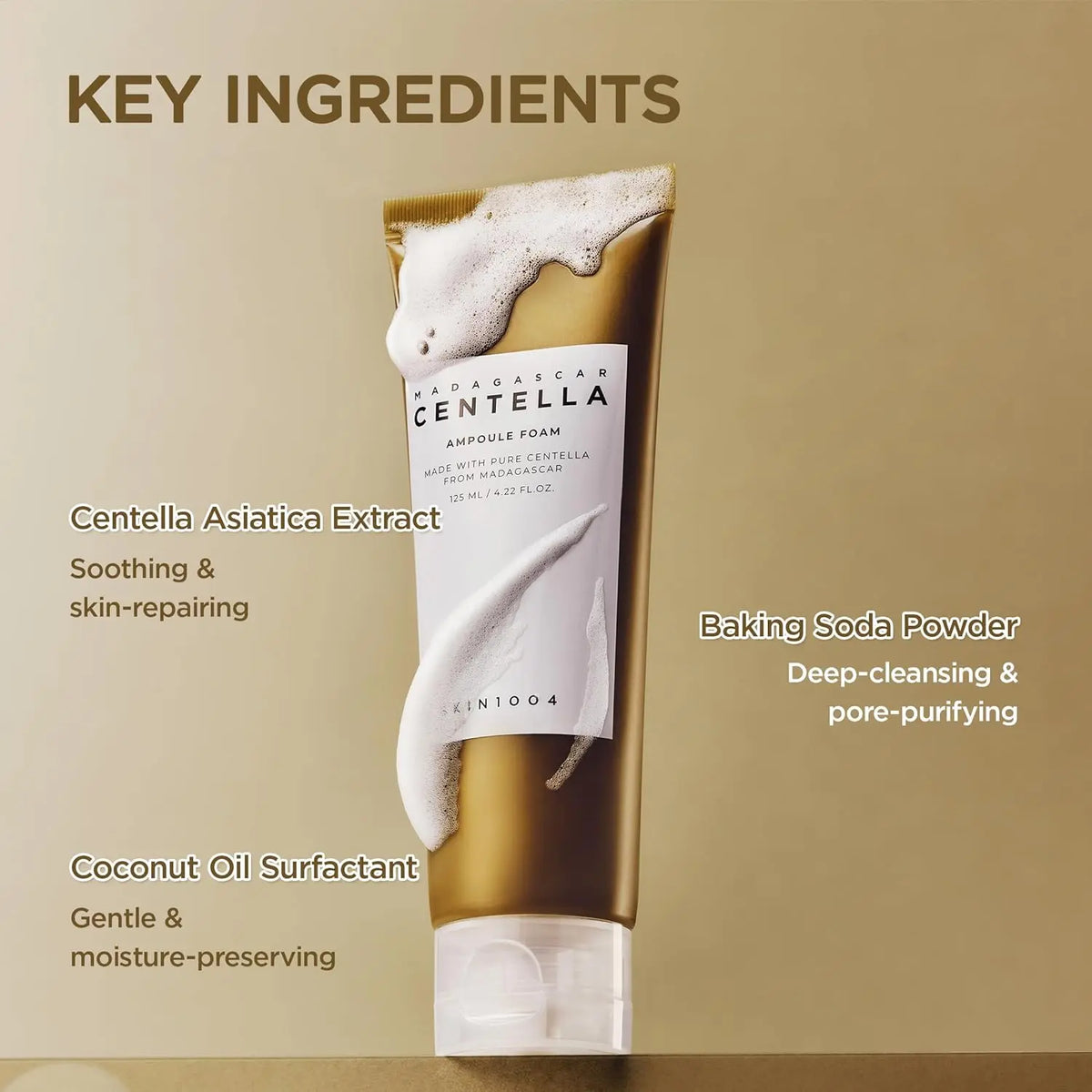 Madagascar Centella Ampoule Foam 125ml SKIN1004