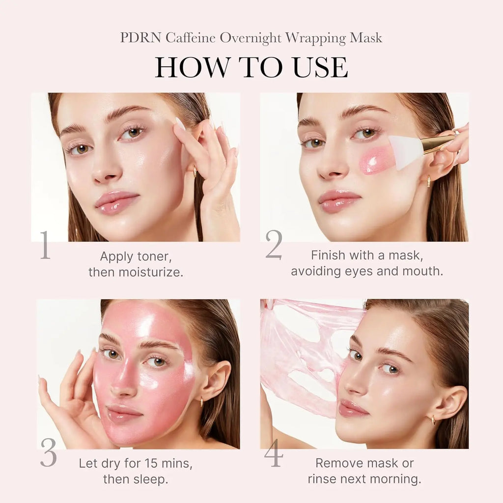 PDRN pink caffeine night wrapping mask 75ml Medicube