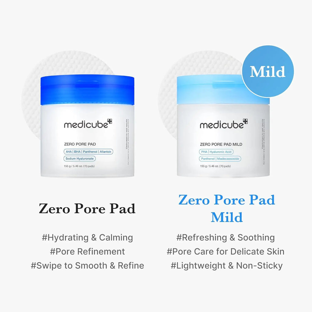 Zero Pore Pads Mild (70 pads) Medicube