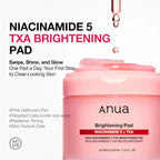 Brightening Pad niaminacide 5 + TXA (60 pads) Anua
