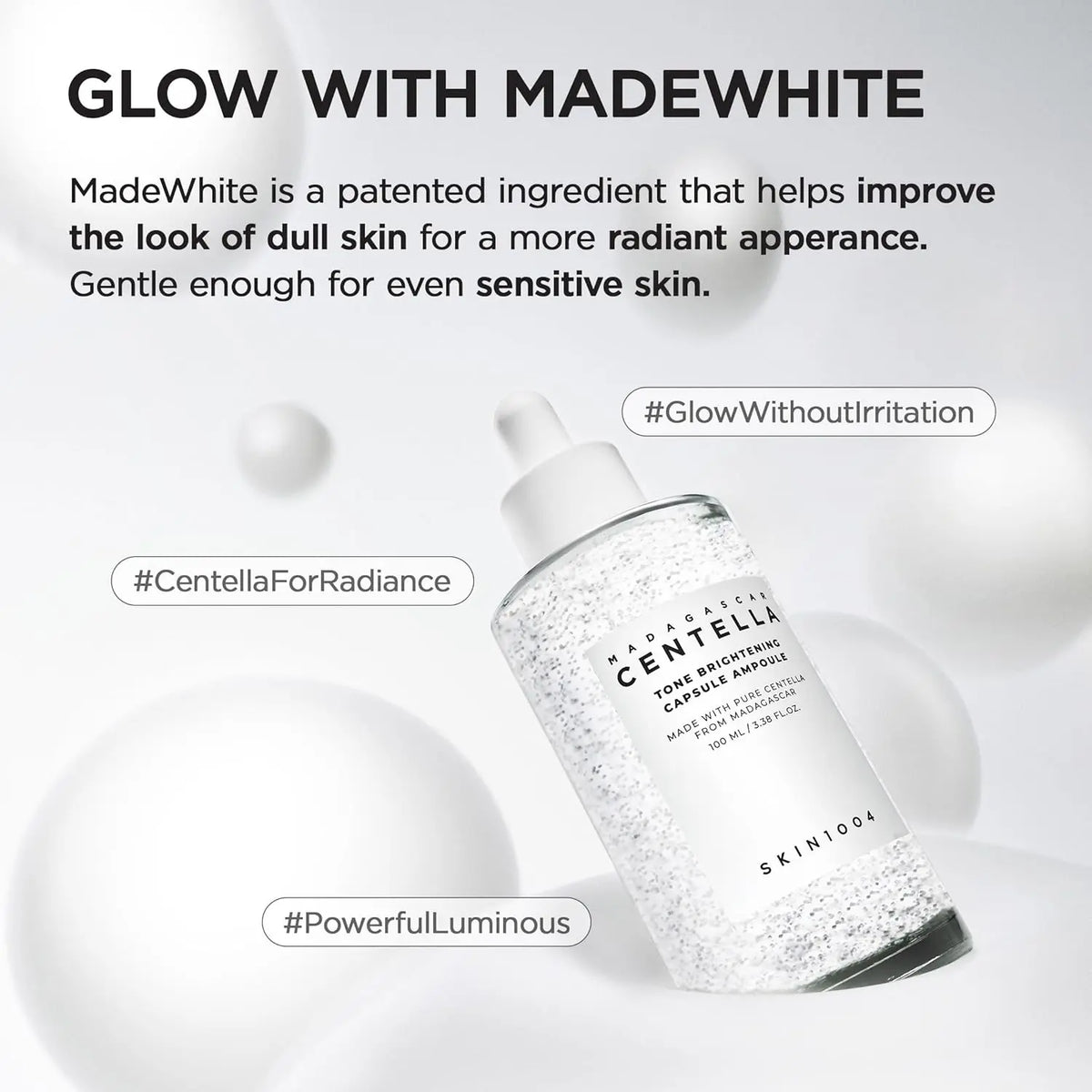 Madagascar Centella Tone Brightening Capsule Ampoule 100ml SKIN1004