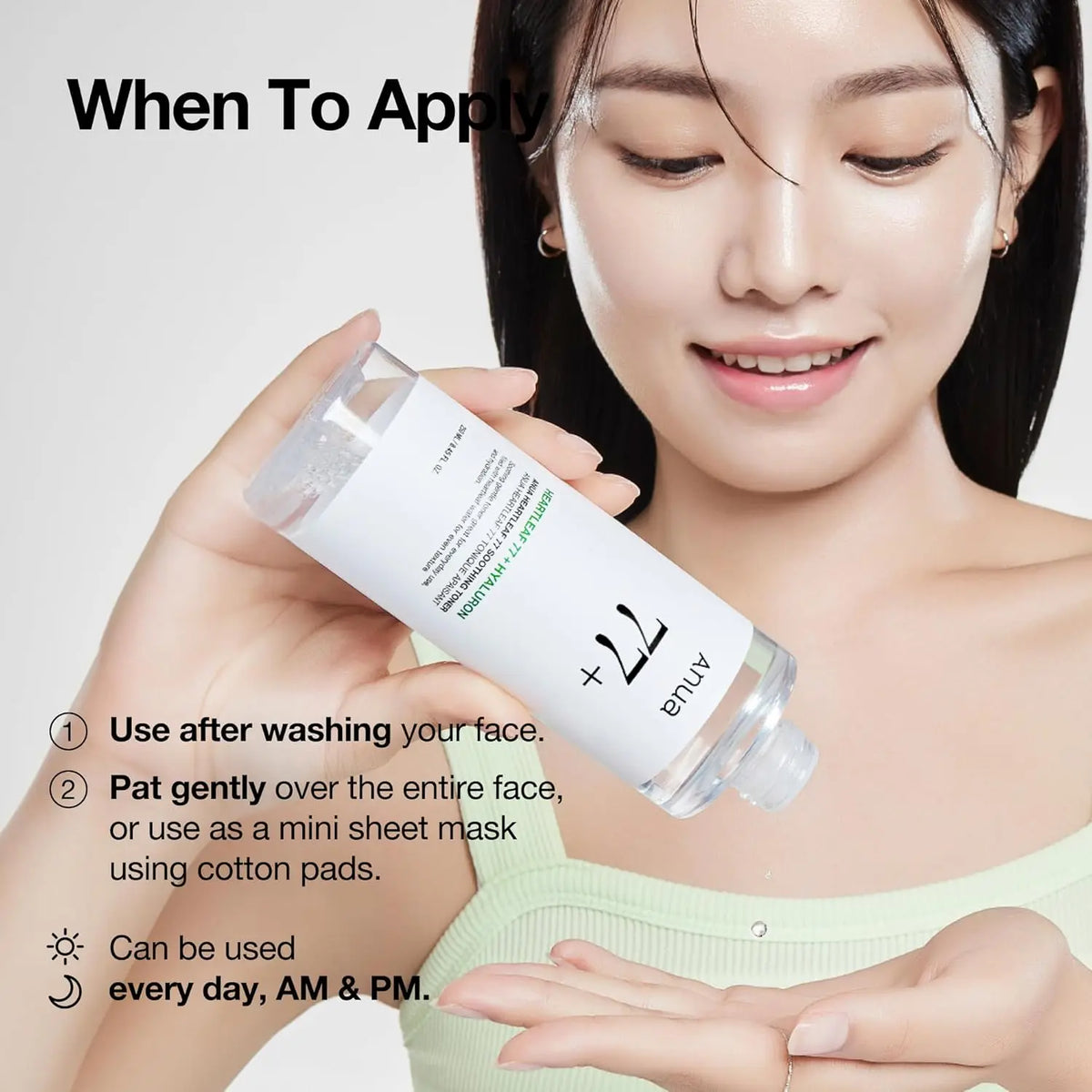 Heartleaf 77% Soothing toner 250ml Anua