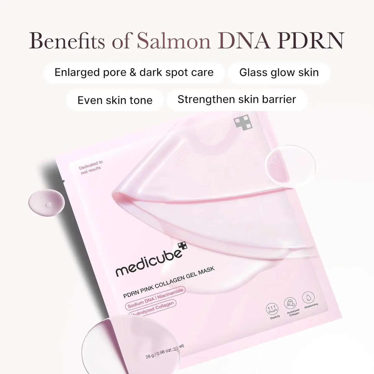 PDRN Pink Collagen Gel mask Medicube