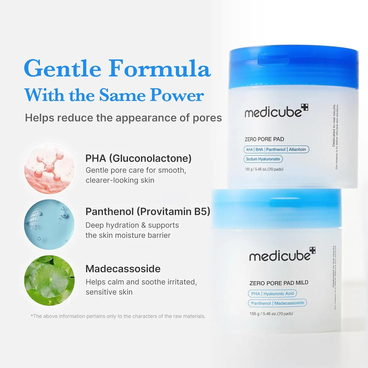 Zero Pore Pads Mild (70 pads) Medicube