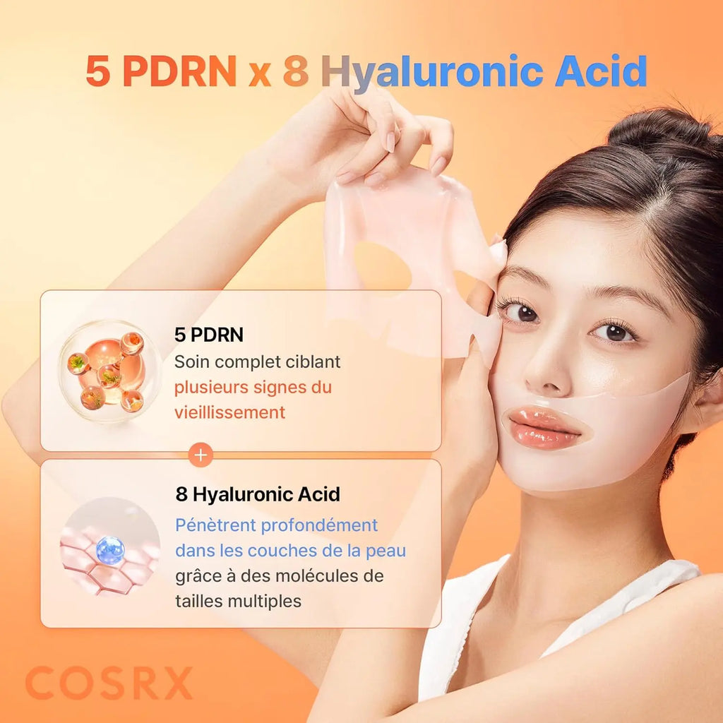 5 PDRN Hyalruronic Acid Vital Hydrating Hydrogel Mask CosRx