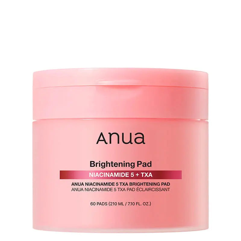 Pads éclat Anua Brightening à la niacinamide et à l'acide tranexamique, 60 pads