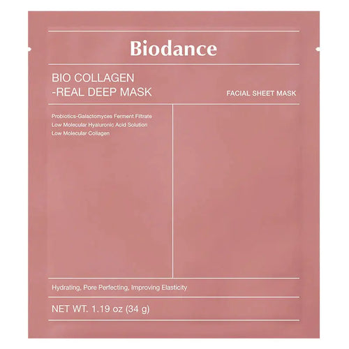 Masque hydrogel Biodance Bio-Collagen Real Deep Mask au bio-collagène