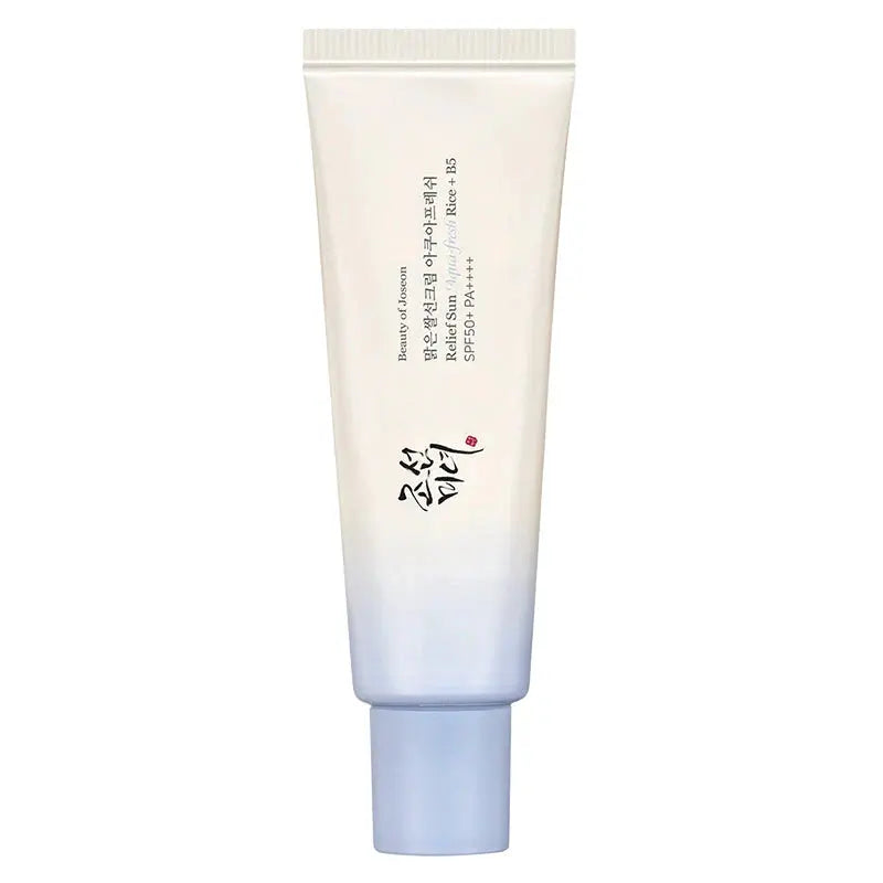 Crème solaire coréenne Beauty of Joseon Relief Sun Aqua-Fresh riz et B5 SPF50+ PA++++, 50 ml