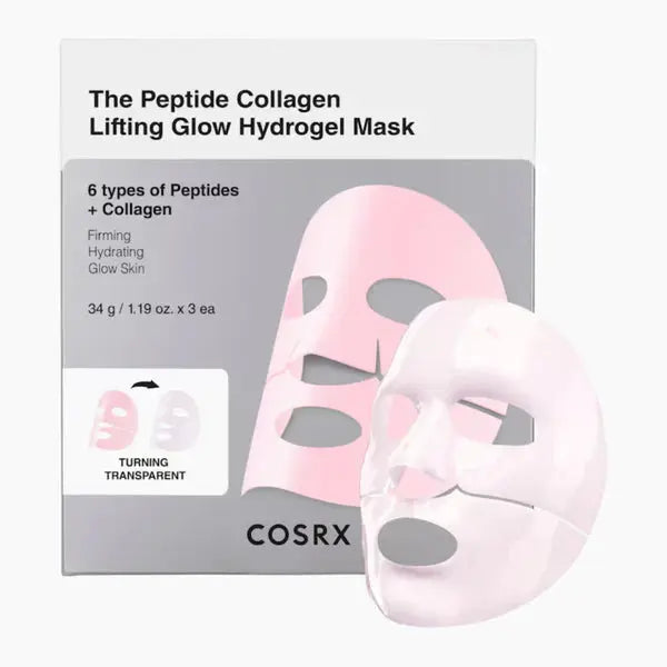 The Peptide Collagen Lifting Glow hydrogel mask CosRx